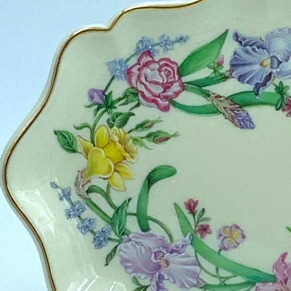 1999 Lenox Flower Blossom Candy Tray - Picture 7 of 9